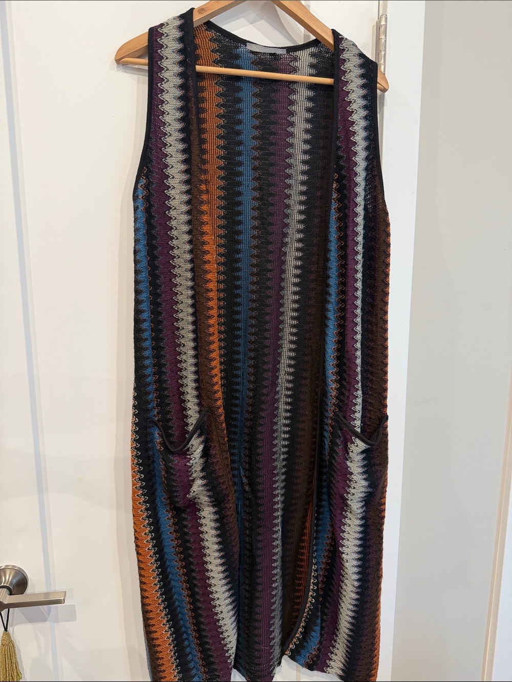 Octavia long cardigan, knit, medium